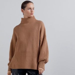 Zara camel wool sweater